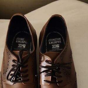 Johnston & Murphy Brown Leather Oxford Shoes